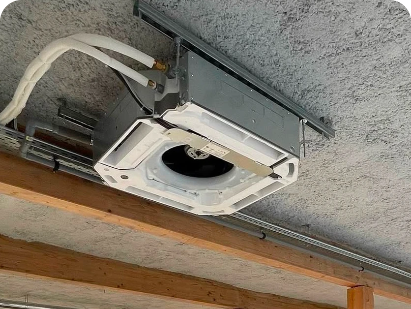 Climatiseur cassette Climatiseur cassette intégré au plafond pour grande pièce